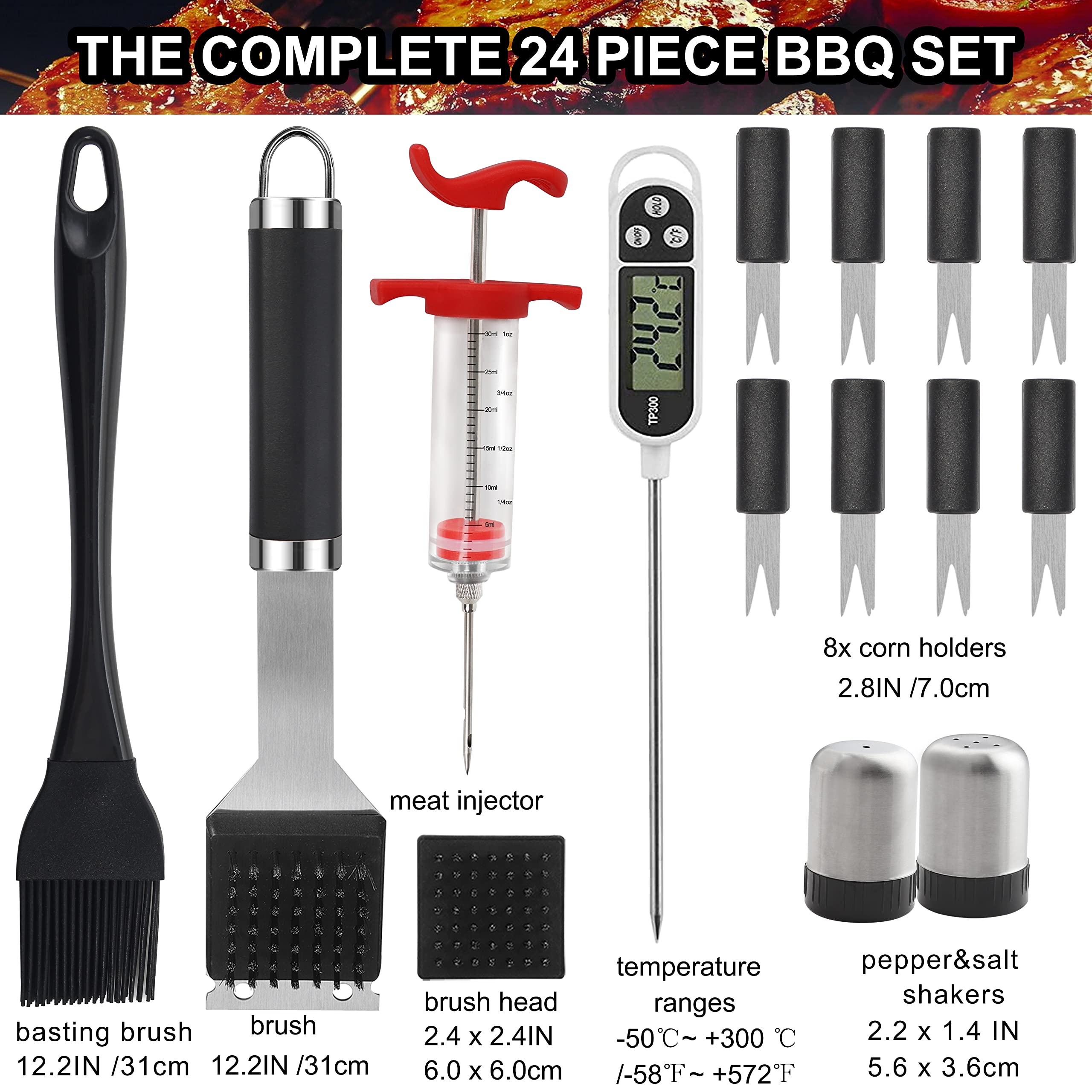 grilljoy digital thermometer display for quick accurate temperature checks