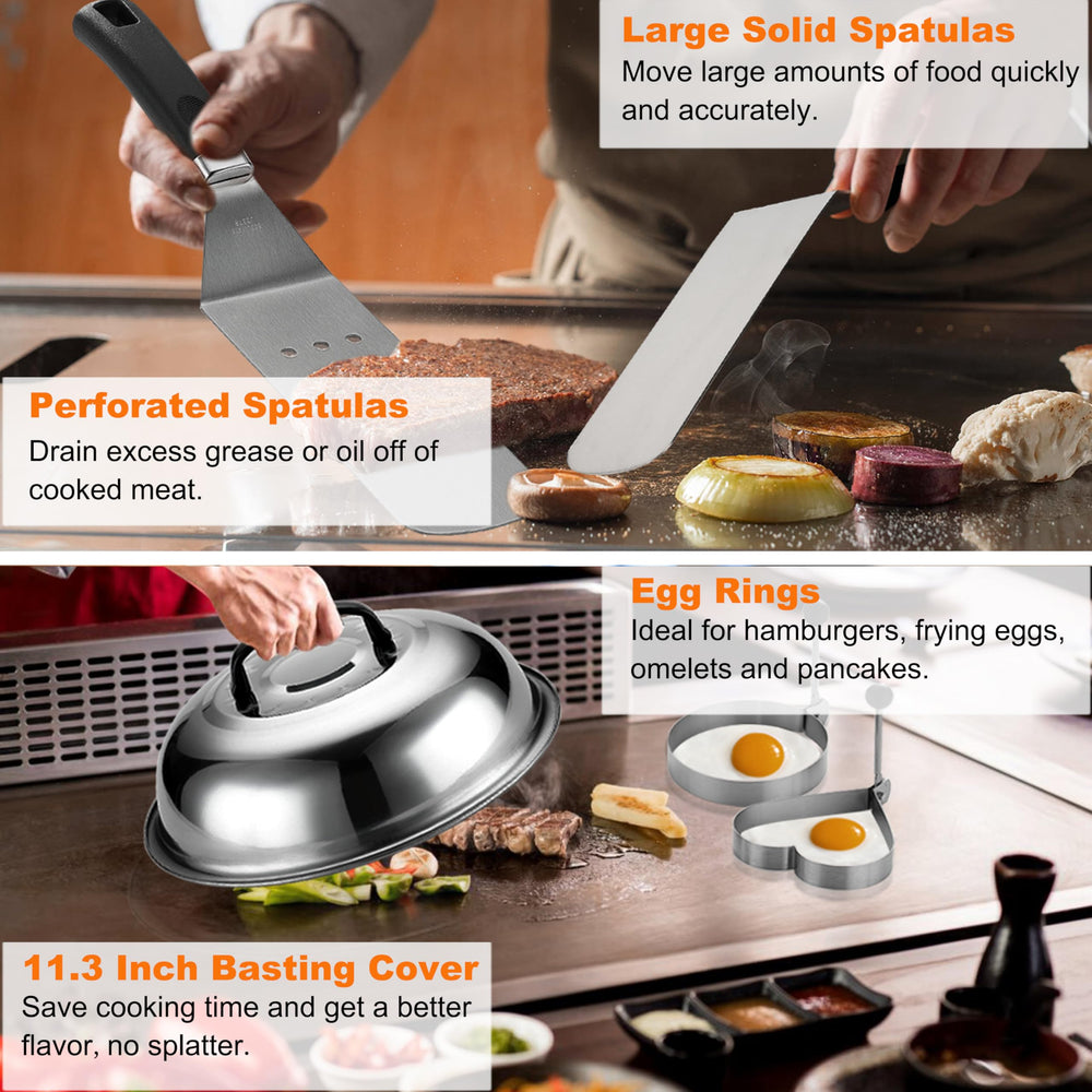 grilljoy smash burger press flattening patties for consistent cooking