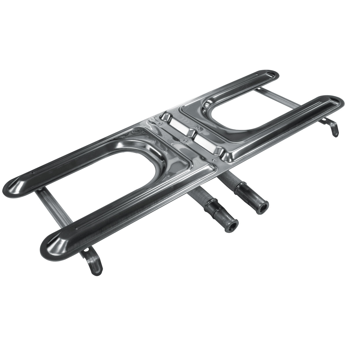 GrillPro 23515 front view showing full 16-inch H-burner for reliable heat