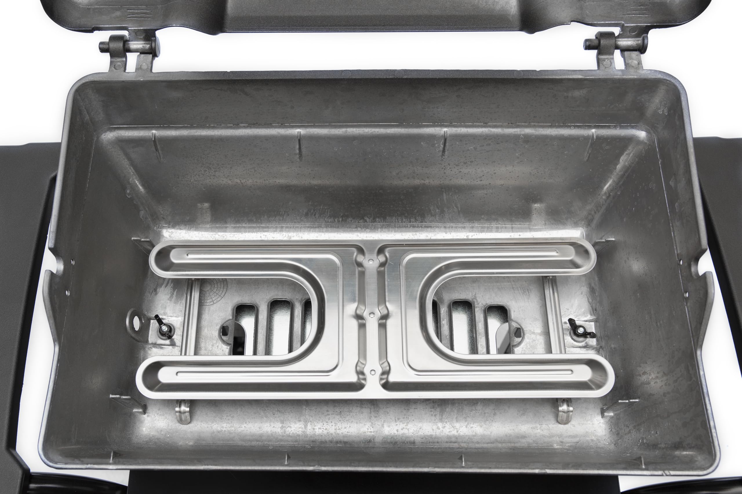 GrillPro 23515 close-up of flexible venturi tubes for easier alignment and fit