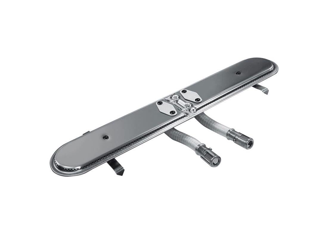 GrillPro 25723 close-up of flexible venturi and ports highlighting improved gas flow and even flame
