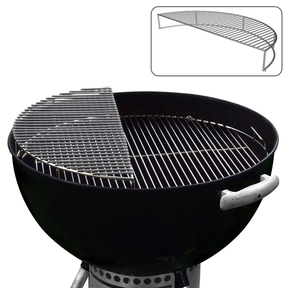 GRILLVANA stainless steel texture close-up highlighting rust-resistant finish benefit