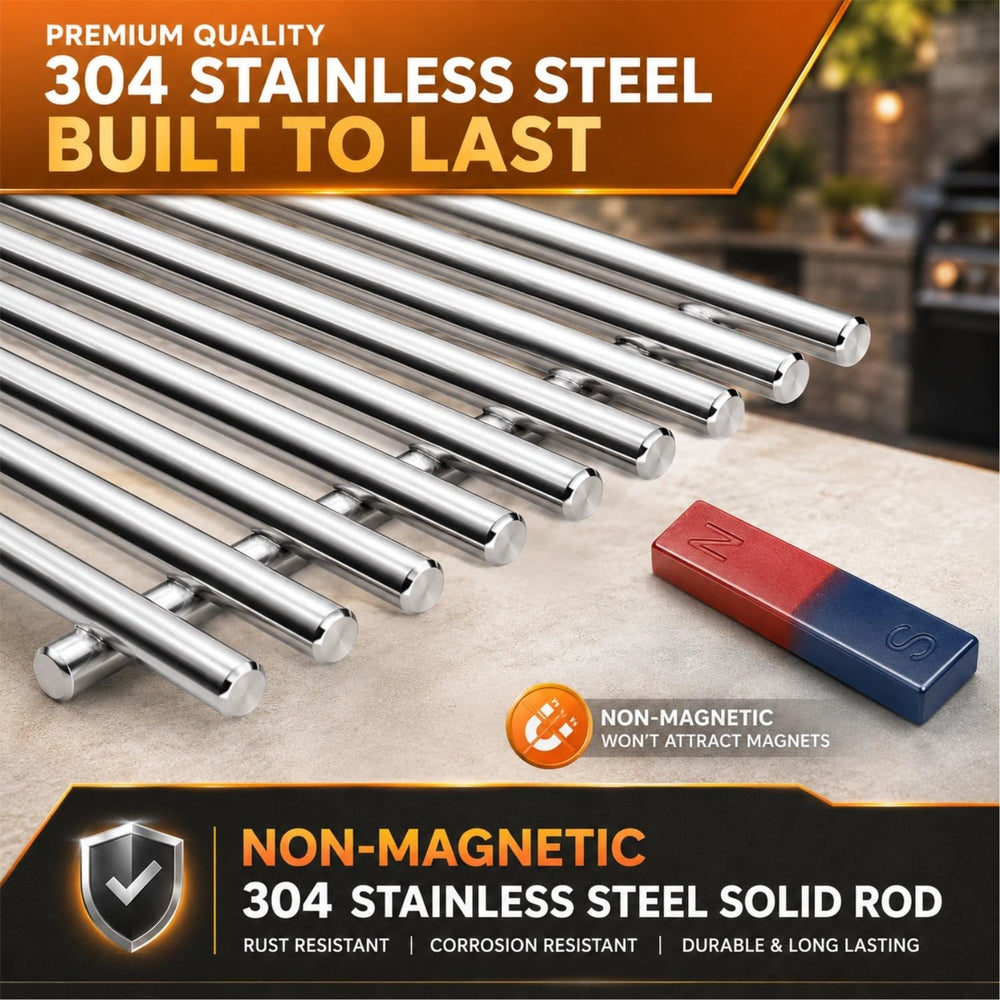 GRISUN product label and finish highlighting rust-resistant steel