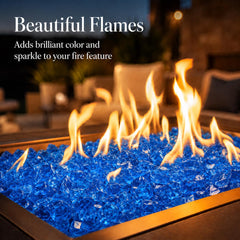 Close-up of GRISUN glass texture highlighting heat-resistant durable finish