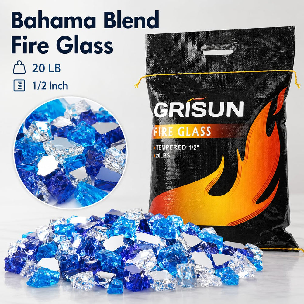 GRISUN sparkle detail showing glass reflecting flame light vividly