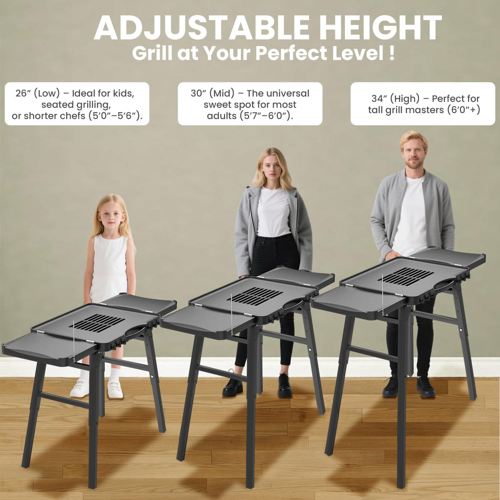 GRISUN folded compact storage showing easy transport benefit