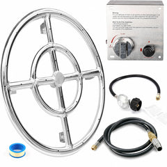 GRISUN front packaging of the complete burner kit, ready to install and protect components