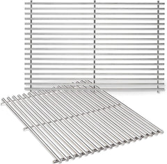 GRISUN front view of two replacement grates showing fit and finish for quick upgrade