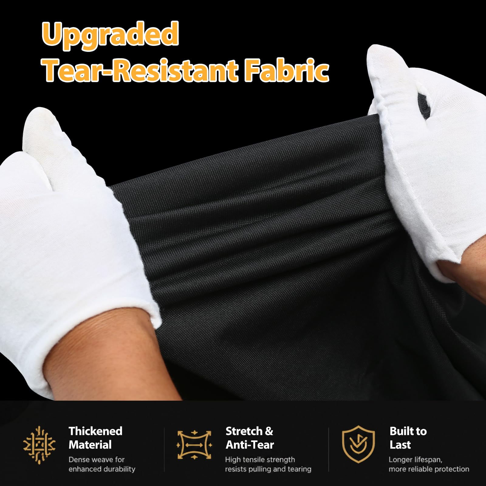 GRISUN full-length cover on grill side profile for complete protection