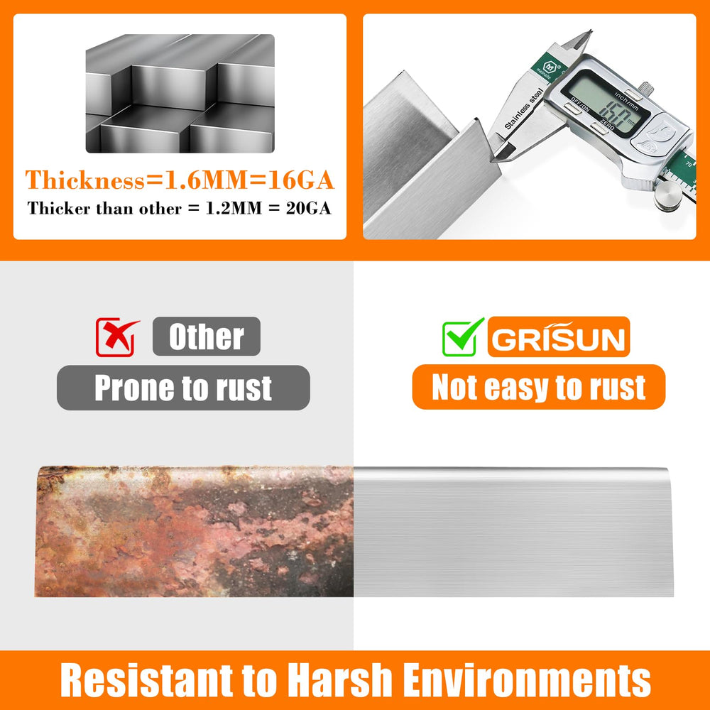 GRISUN lifestyle shot of grill cooking steaks highlighting improved even heat distribution