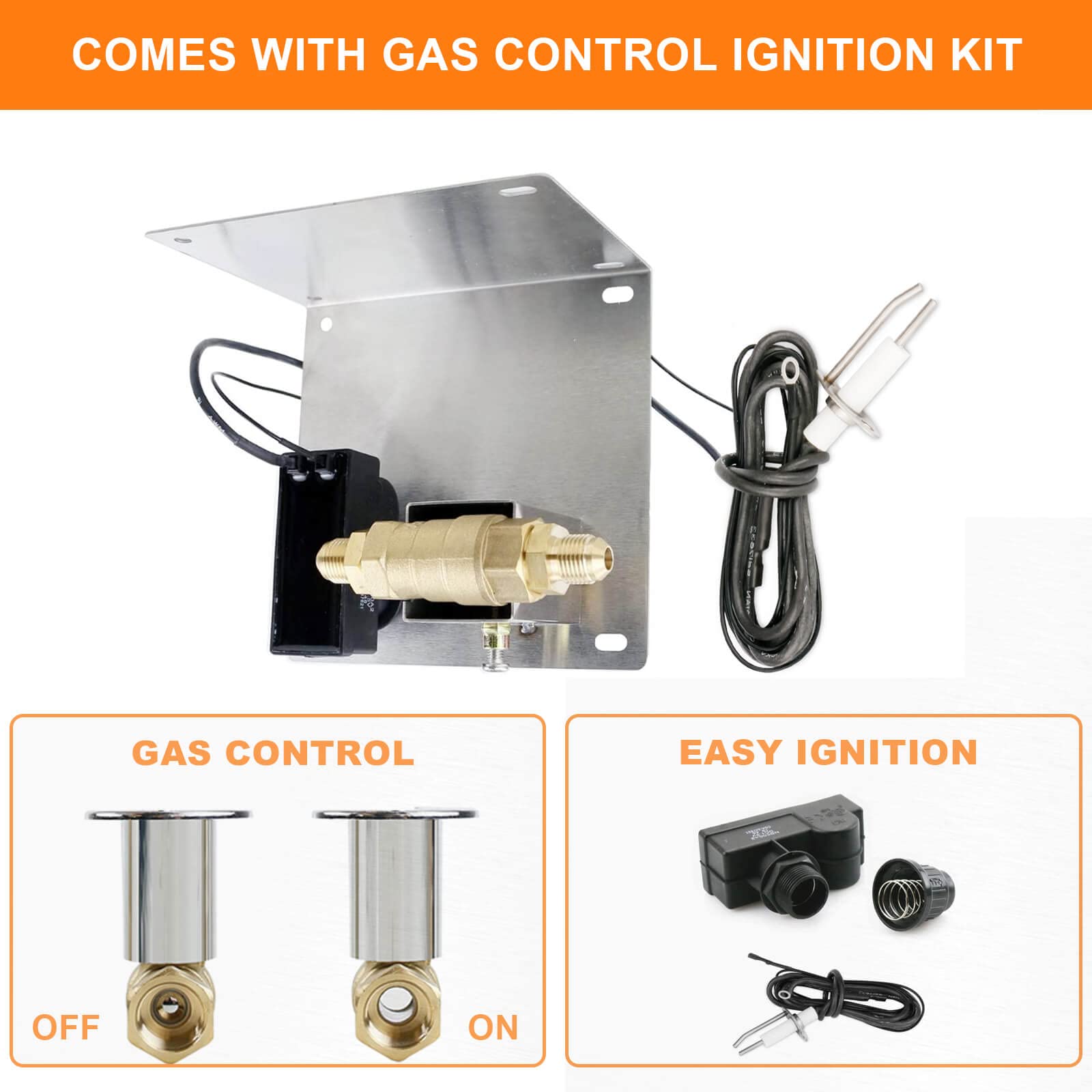 GRISUN adjustable regulator and air mixer closeup for precise flame and pressure control