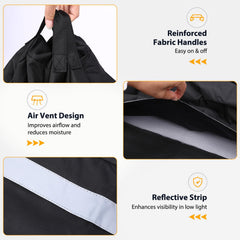 GRISUN reinforced stitching detail adds tear resistance and longevity