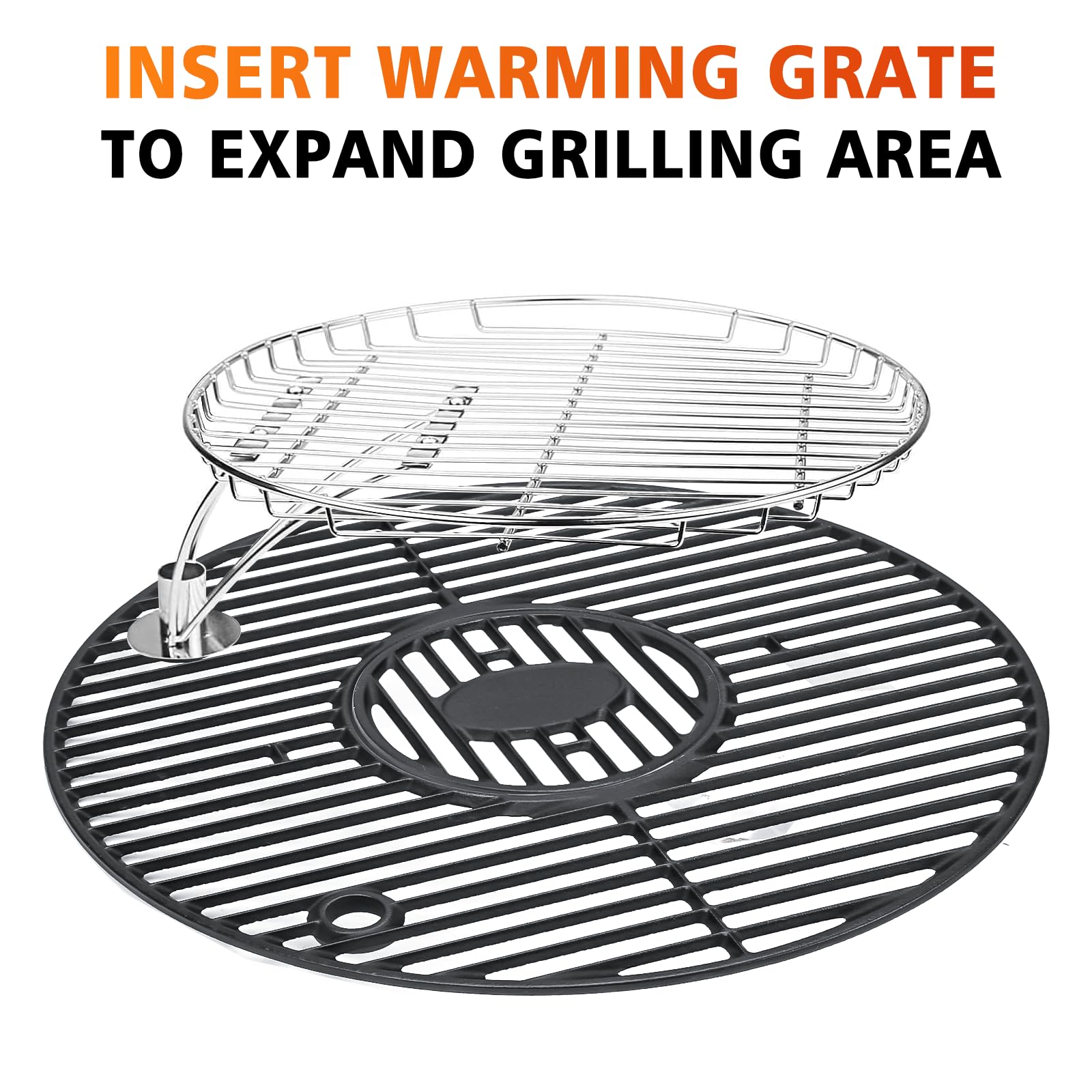 GRISUN grate next to ruler showing 19.5 inch size for fit clarity