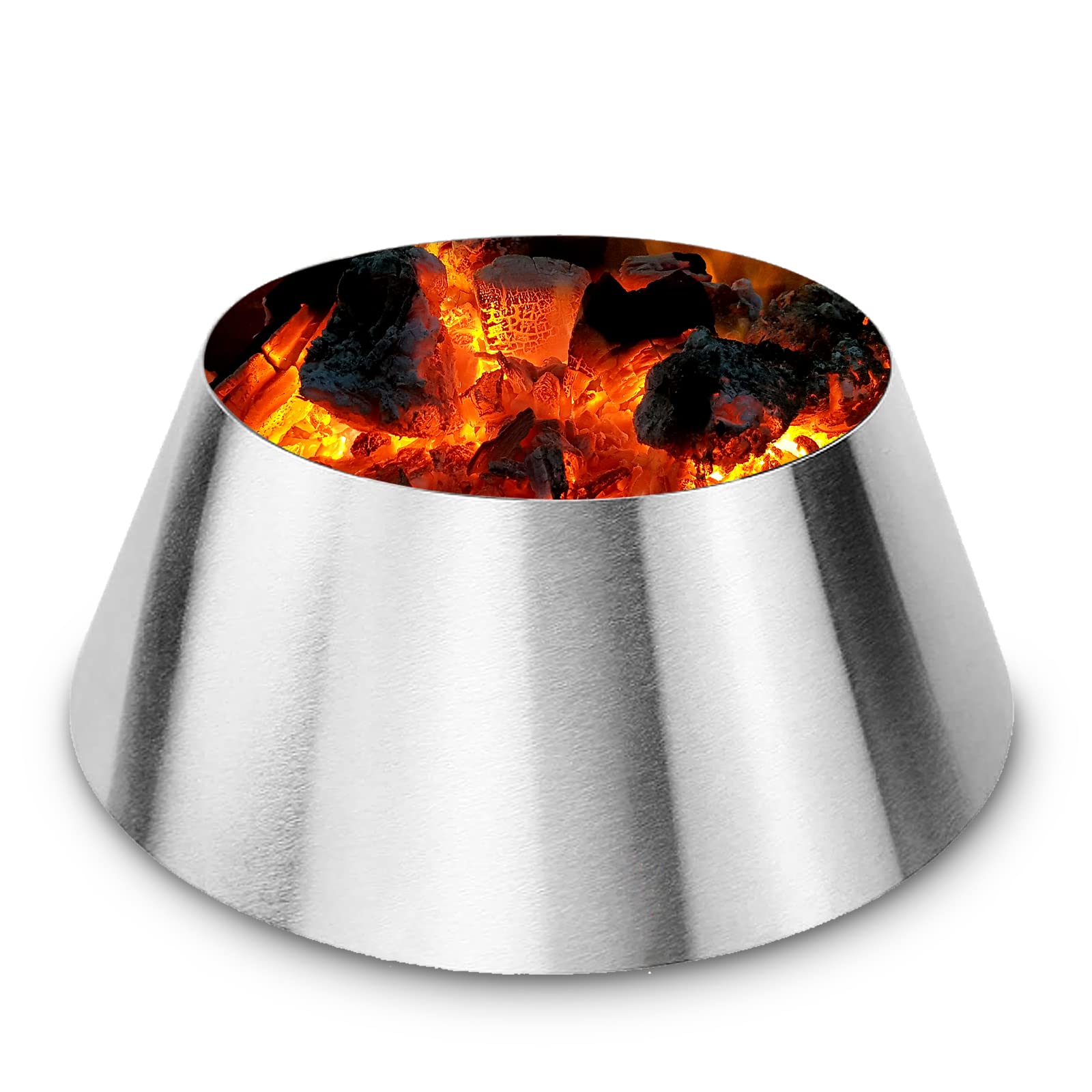 GRISUN whirlpool front view showing shape and fit for easier heat control