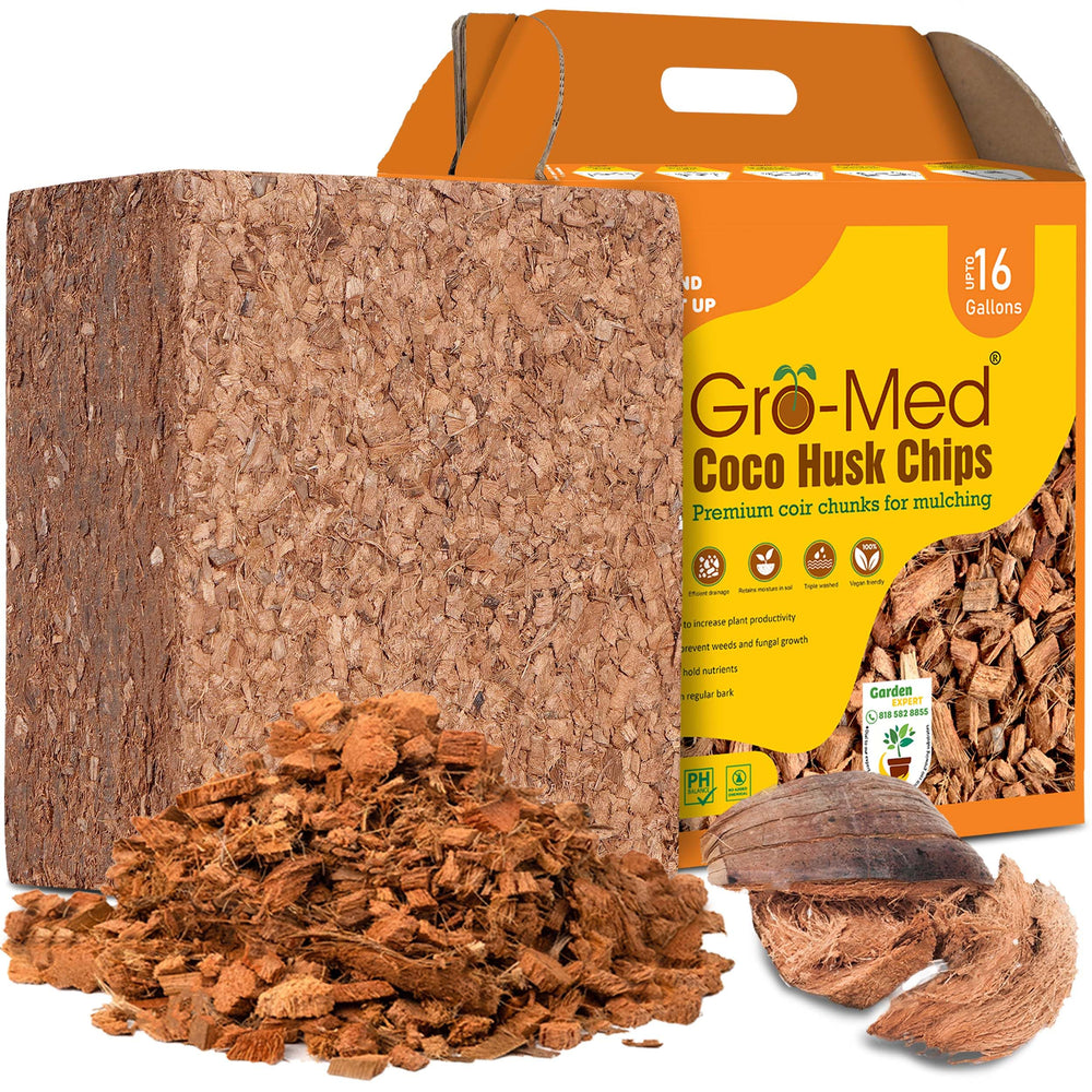 Gro-Med front packaging showing 10 lb block and expansion benefit