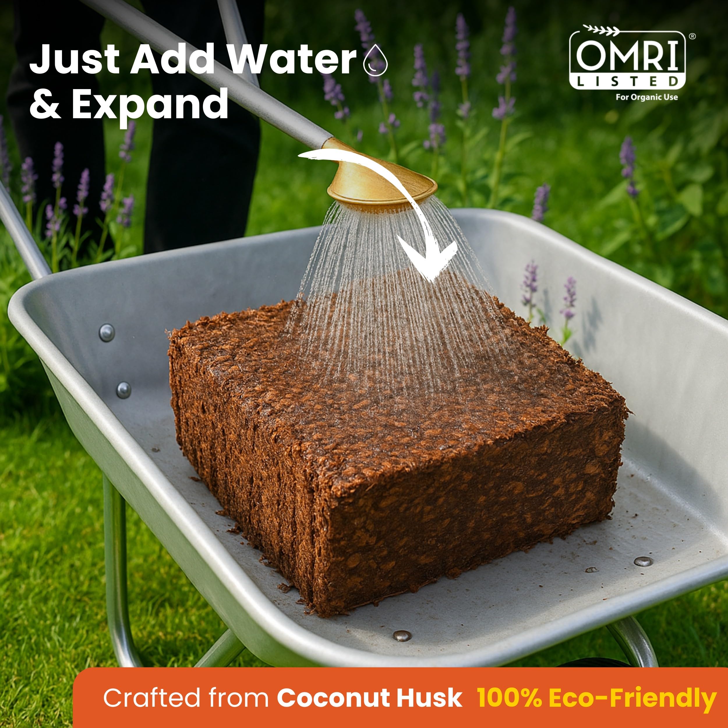 Gro-Med product label with OMRI and low EC pH balance benefits