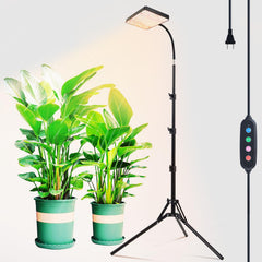 GroCruiser front view on tripod showing full-panel light and easy setup benefit