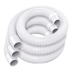 GRONGU front view showing three white 48 inch pool hoses and packaging, durable replacement