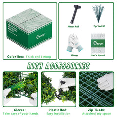 Grooy installation accessories laid out with gloves and zip ties for easy setup