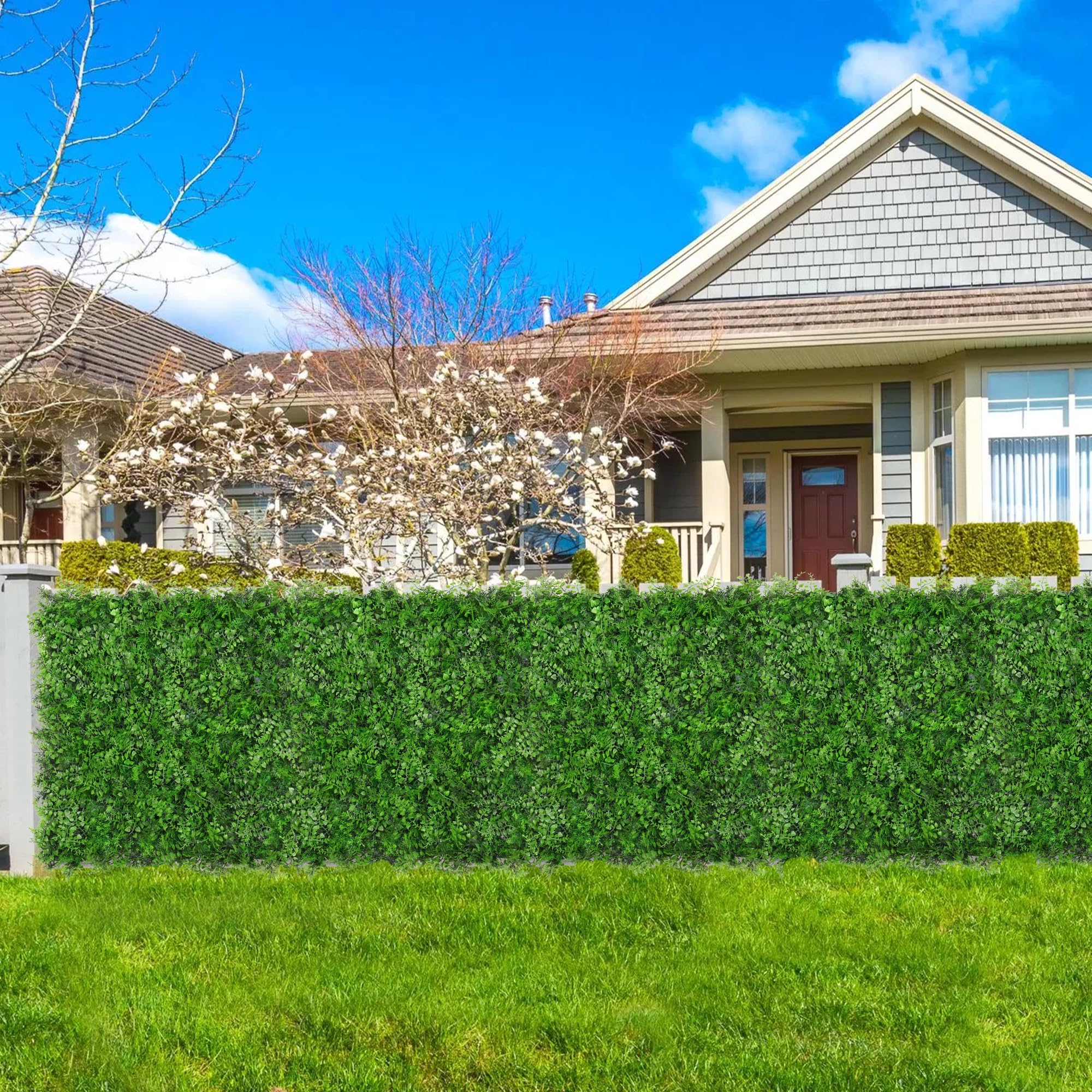 Grooy green wall backdrop at event enhancing ambiance and reusable display