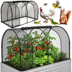 Grow Master front view crop cage showing full enclosure and protection