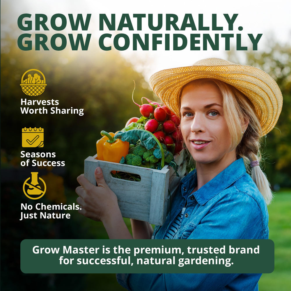 Grow Master storage bag and packed showing compact off-season storage