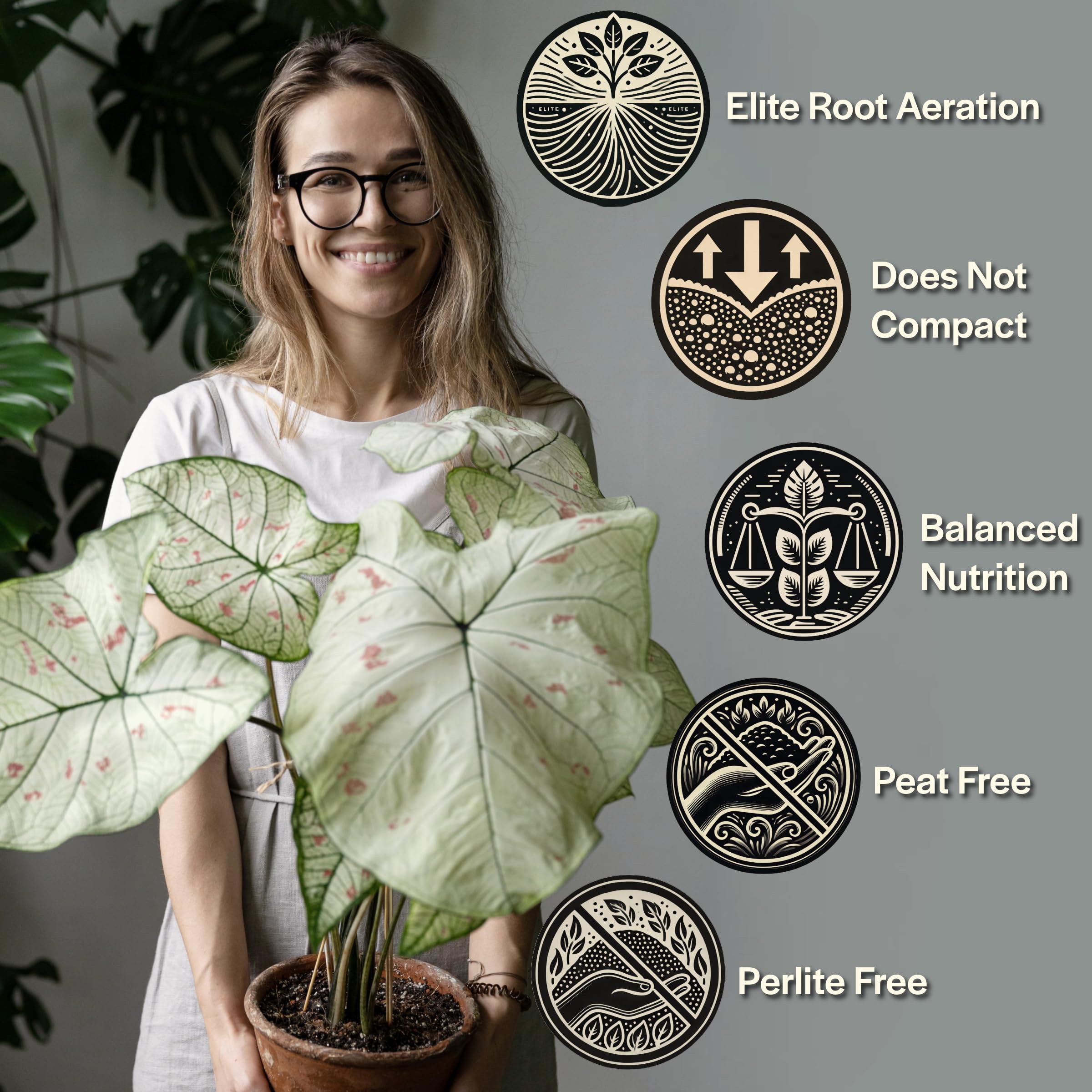 Grow Queen Douglas fir bark fines detail promoting improved root airflow