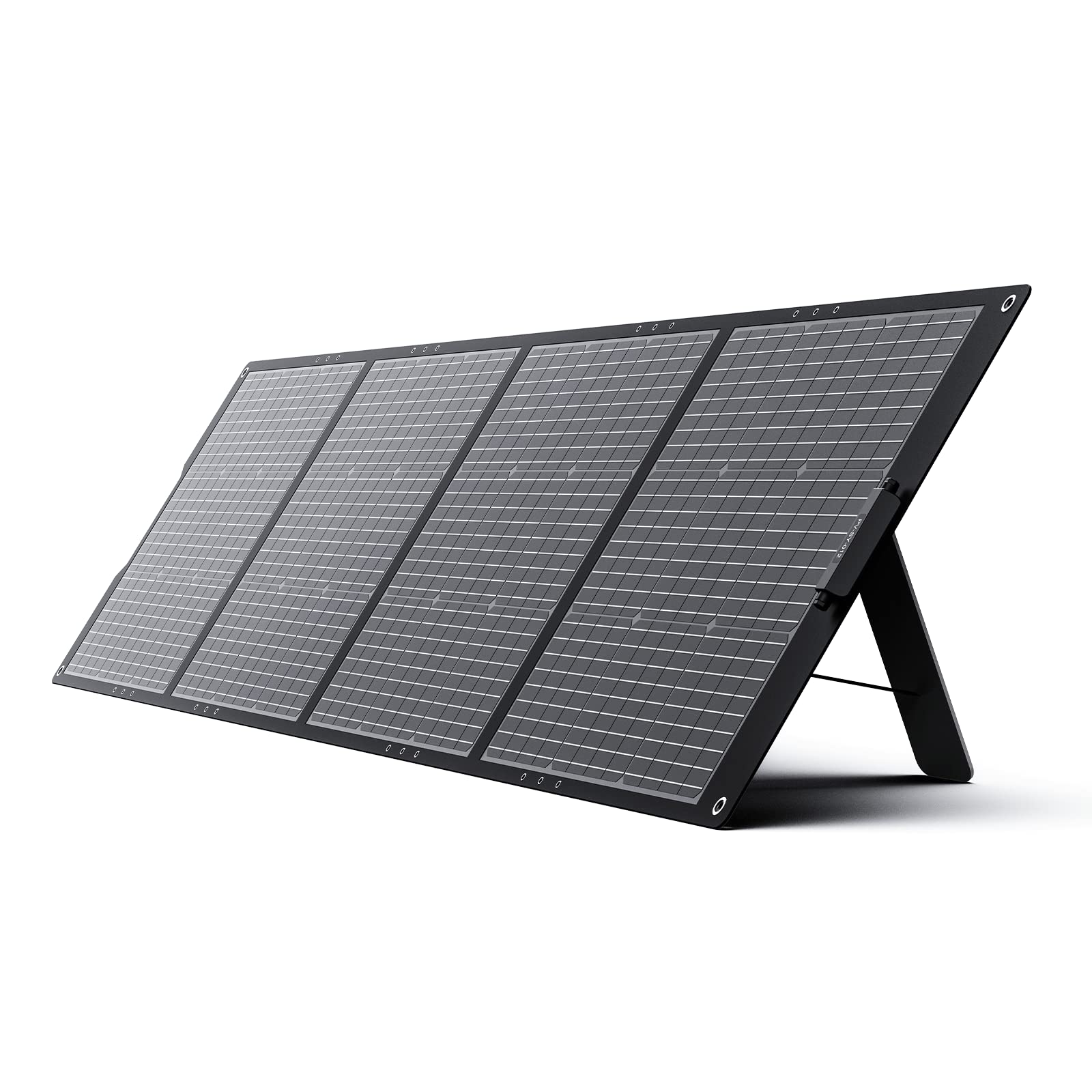 GROWATT folded panel front view showing compact portability and easy transport