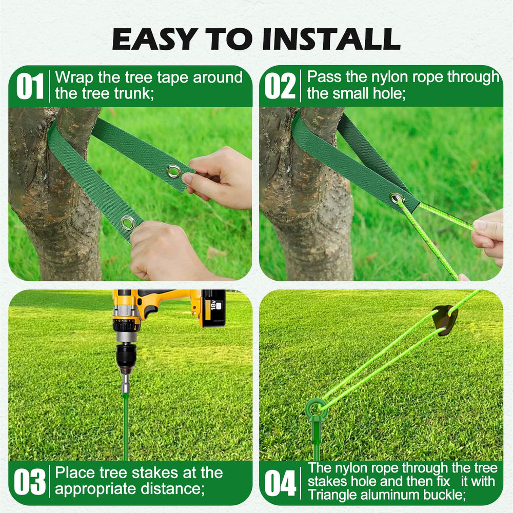 GrowGlow stake beside a ruler showing 18 inch length for correct sizing and planning
