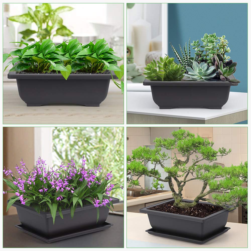 GROWNEER pot beside ruler showing 9-inch size for accurate planting planning