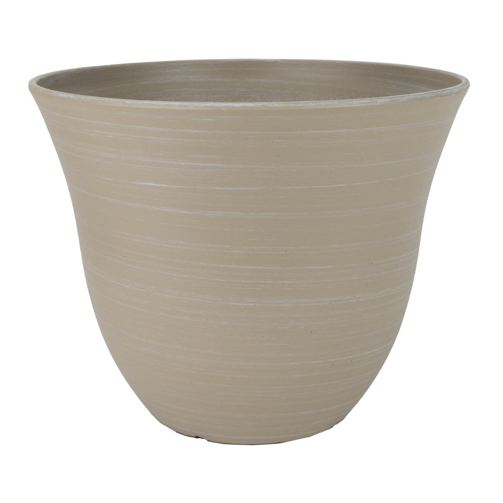 GROWSCAPE Honeysuckle front view showing grained beige finish and clean silhouette benefit: stylish display