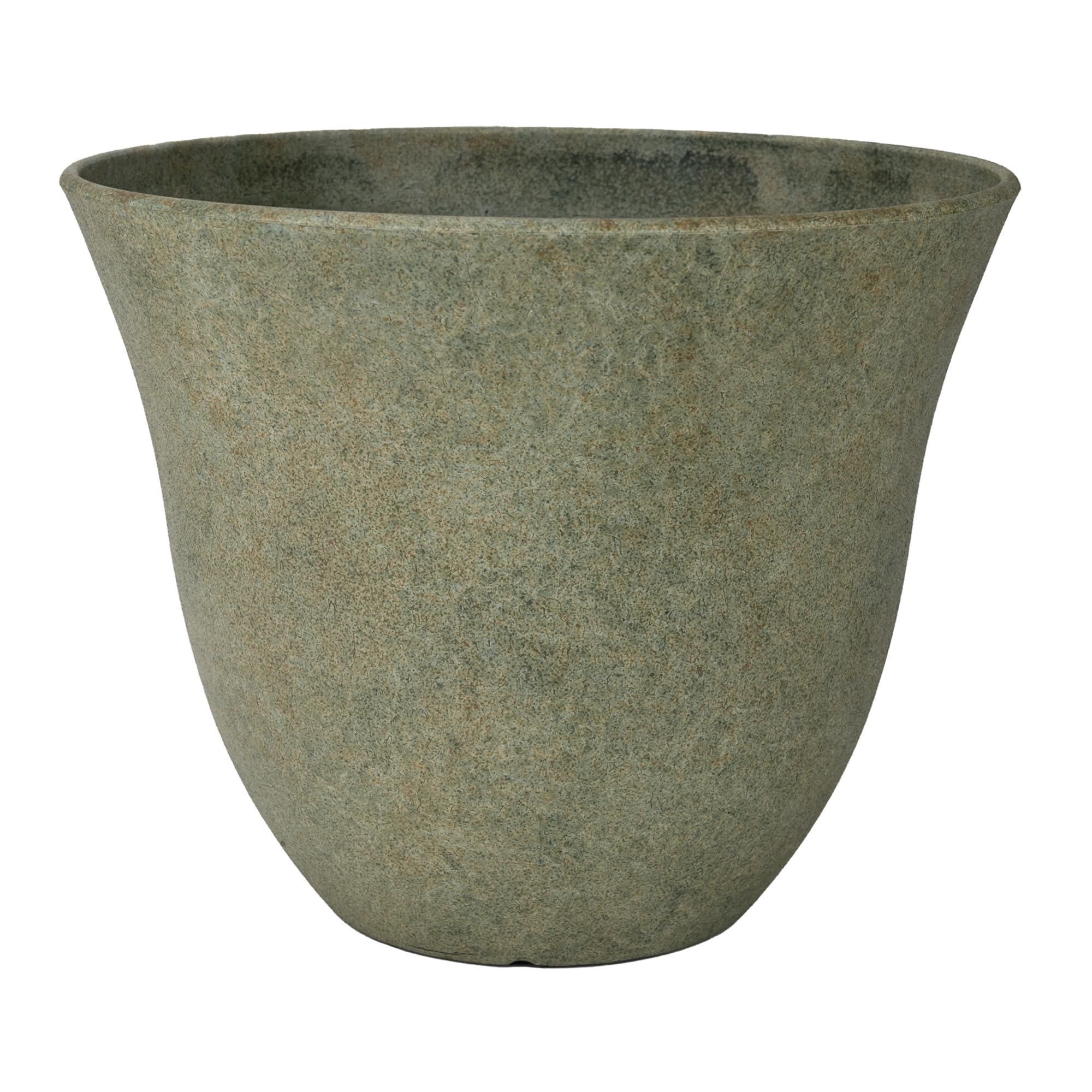 GROWSCAPE front view of Honeysuckle planter showing sleek fossil finish and stylish look