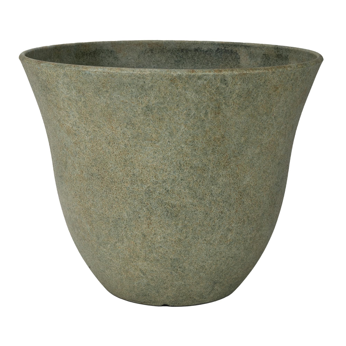 GROWSCAPE front view of Honeysuckle planter showing sleek fossil finish and stylish look