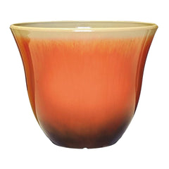 GROWSCAPE front view of Tequila Sunrise planter showing stylish finish and curb appeal