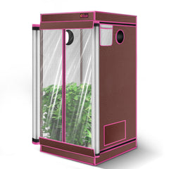 Growtent Garden front view showing full tent and closed doors, durable protection