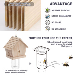 GRTRE internal chamber view illustrating entrance retention for bees