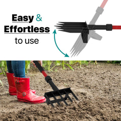 GSBLUNIE fiberglass handle with D-grip detail for comfort and reduced vibration during use