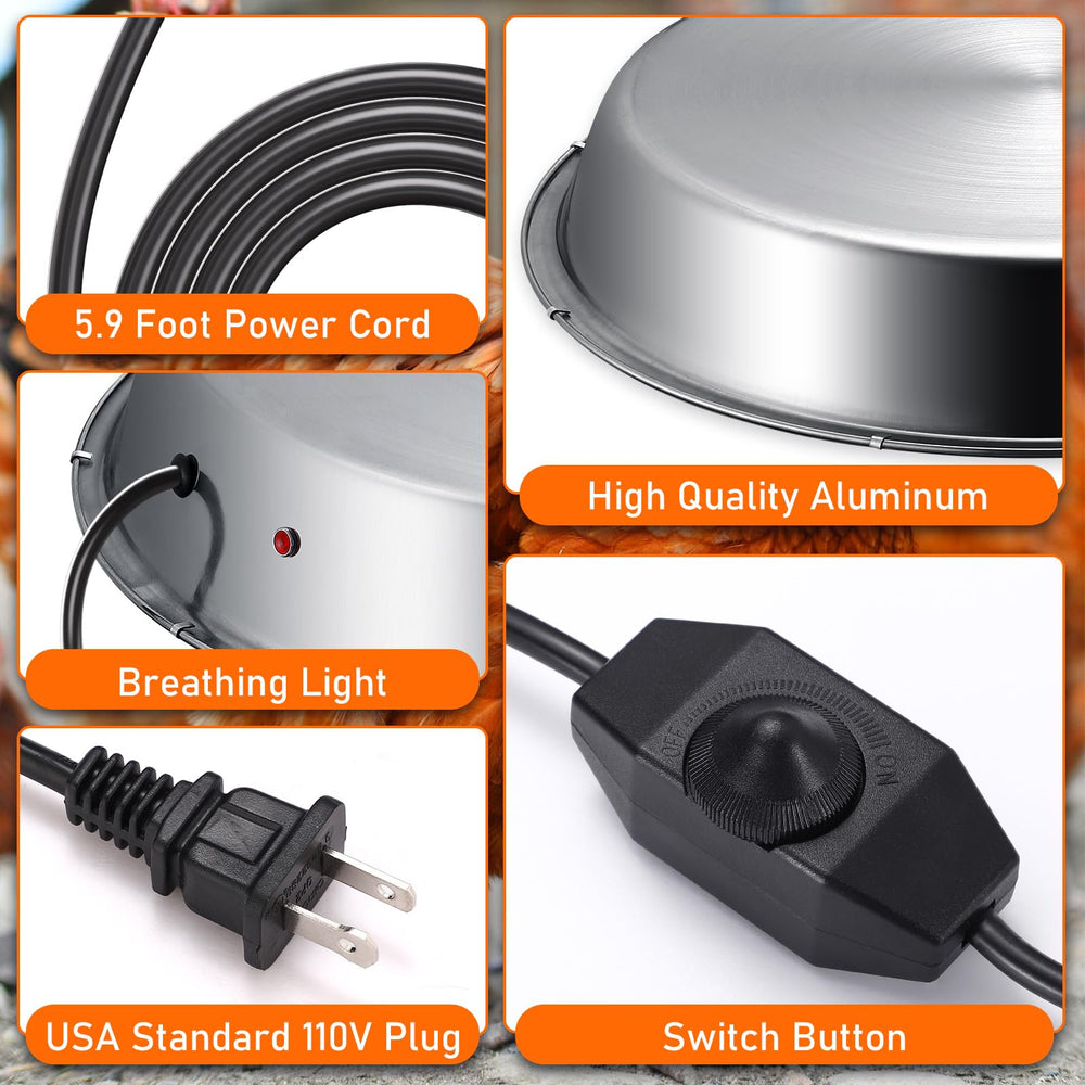 GSDOTZAP power cord and plug detail showing safety-tested cord and easy placement benefit