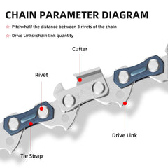 GSSHBR chainsaw with GSSHBR chain cutting wood for faster clean cuts