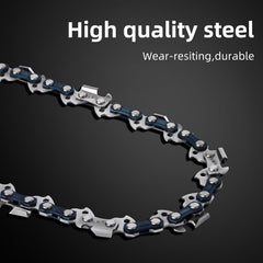 GSSHBR chain beside measuring tape showing precise 18 inch fit