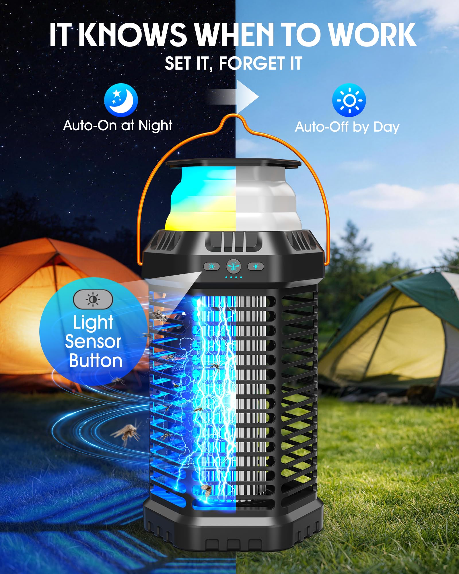 GTERT hanging on patio hook offering elevated insect protection
