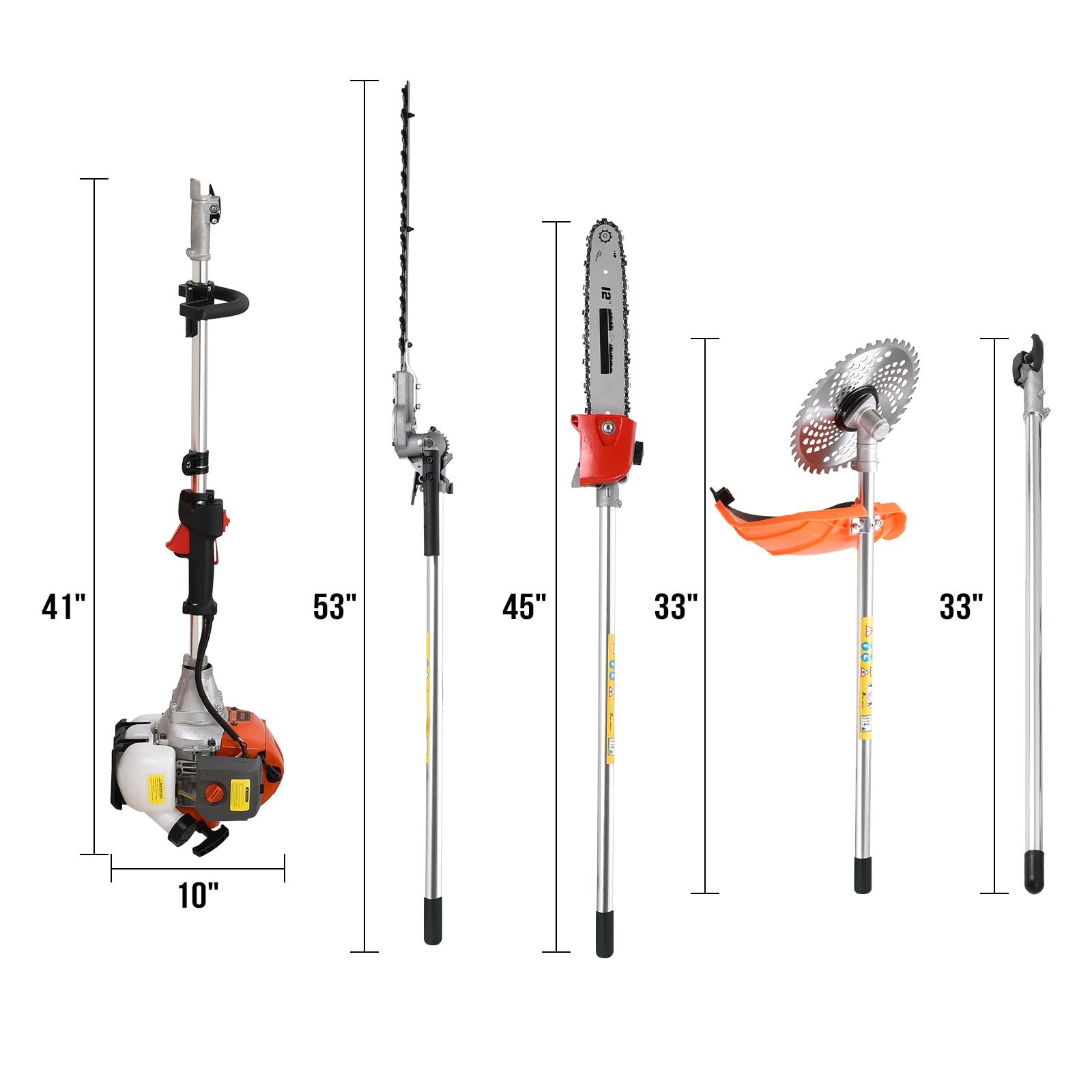 GTHAN STORE next to a ruler showing shaft length for accurate size and scale