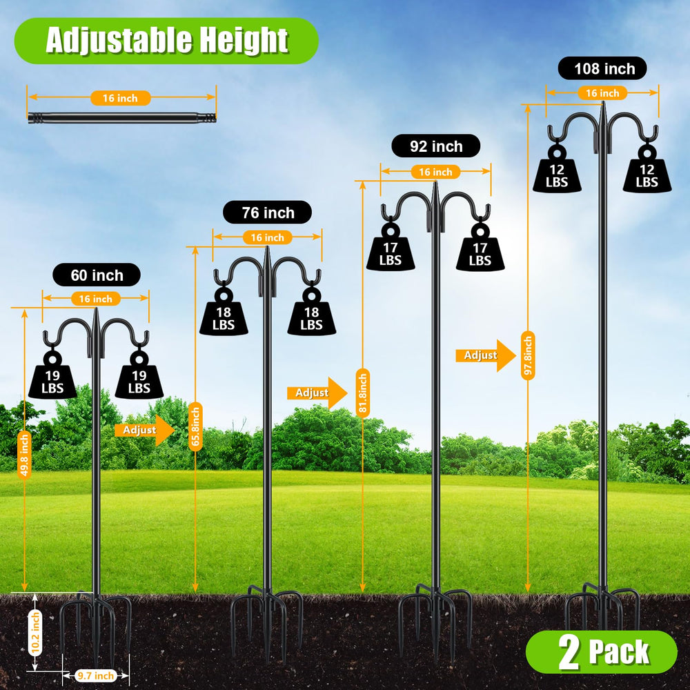Gtongoko close-up of 5-prong ground base offering improved anchoring and stability