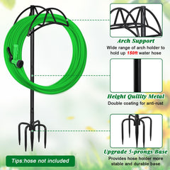 Gtongoko five-prong base inserted in soil providing enhanced stability benefit