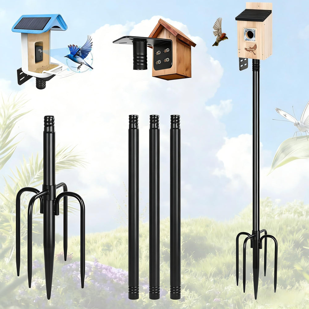 Gtongoko assembled pole front view showing secure mounting and durability