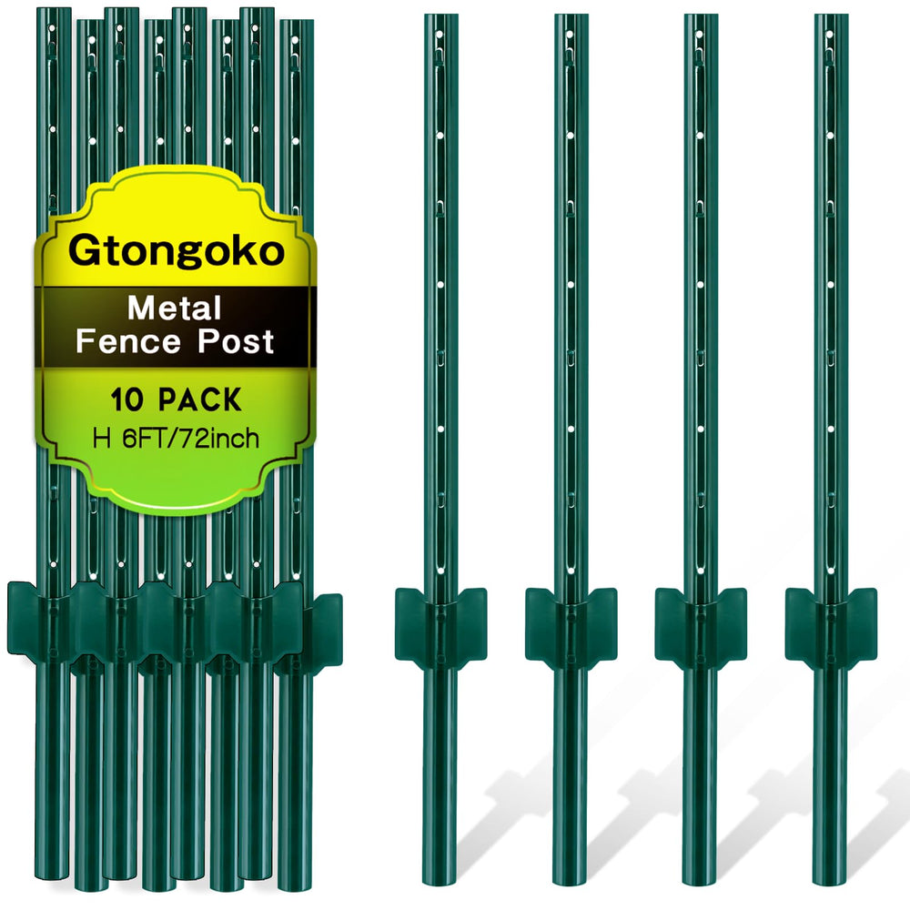 Gtongoko front view of 10-pack posts showing full set and packaging benefit