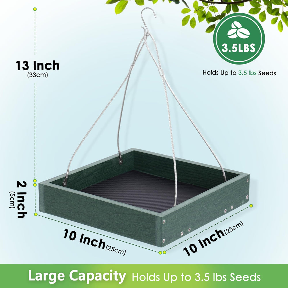 Gtongoko powder-coated metal mesh bottom close-up improving drainage and seed freshness