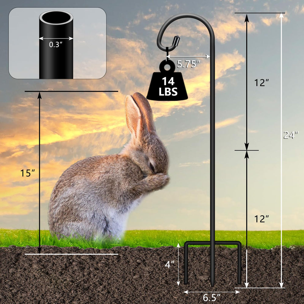 Gtongoko three-prong base image illustrating improved stability in garden soil