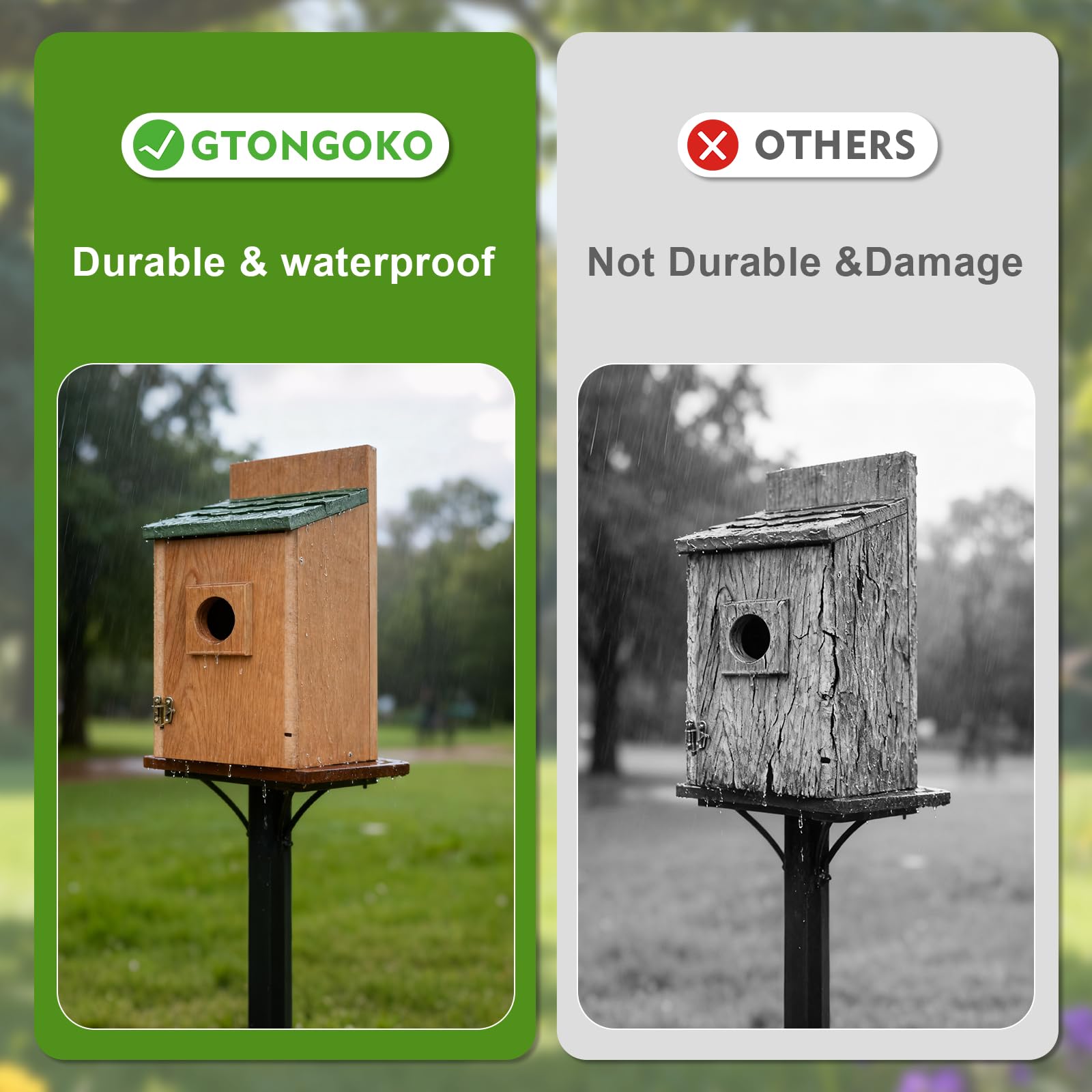 Gtongoko ventilation holes top and bottom promoting fresh airflow