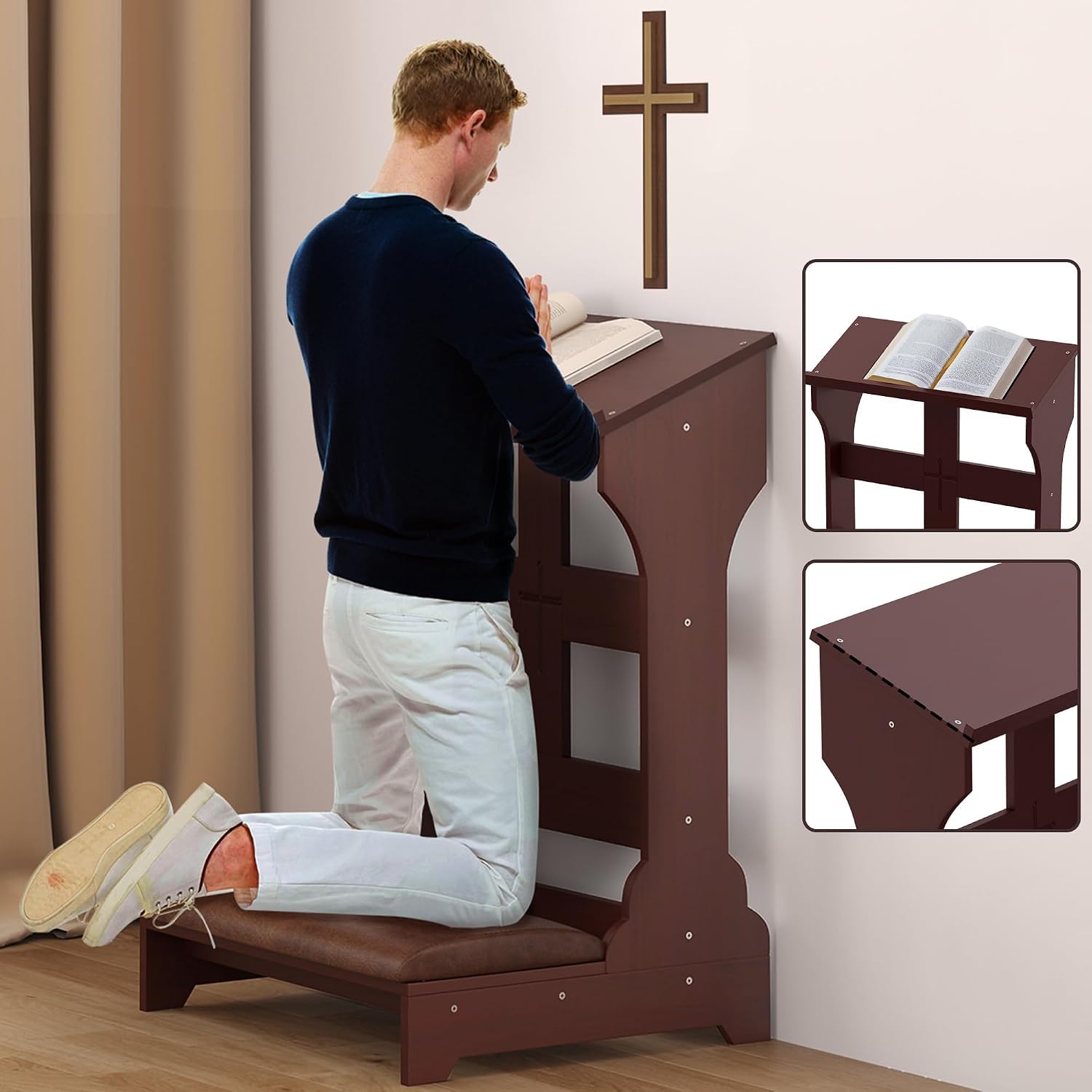 Gtouse slanted top close-up showing Bible support and easy reading